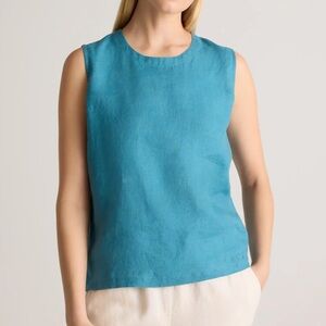 100% European Linen Tank